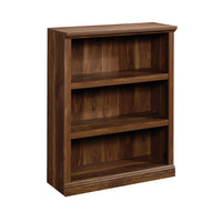 Sauder Miscellaneous Storage 3-Shelf Bookcase - 43.78" H - Grand Walnut (426428)-Standard - Grand Walnut - Engineered Wood