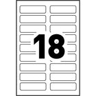Avery No-Iron Writeable Permanent Clothing Labels, White, 1/2" x 1-3/4", 72 Pack (2375)-Permanent Adhesive