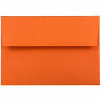 JAM Paper A6 Invitation Envelopes, 4.75 x 6.5, Brite Hue Orange Recycled, 250 Pack (15905H)-Orange brite hue recycled envelope
