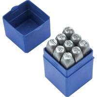 Aurora Tools Number Stamp Sets, 1/4"-For hand-held, hammer struck applications