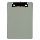 JAM Paper Small Plastic Memo Clipboards with Low Profile Metal Clip - 6" W x 9" H - Smoke Grey - 12 Pack-Color: Smoke Gray. Be stylish and organized with colorful clipboards.
