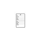Wamaco Retail Tag A 1-5/8"W x 2-1/2"H Perpetrated Center - 1000 Pack-Use for inventory decription and pricing