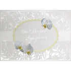 Rosedale 5-1/2" x 8" Formal Sympathy Greeting Cards And Envelopes, 6 Pack (19949)-Printed on premium uncoated card stock