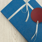 JAM Paper Wrapping Paper Rolls, 25 sq. ft., Blue Kraft Gift Wrap (165K25BU)-This gift wrapping paper is made of high quality paper and features bright Colours and patterns.