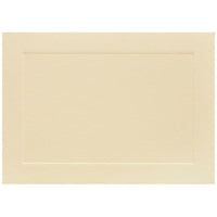 JAM Paper 4bar Blank Note Cards, 3.5" x 4.88", Ivory Panel, 50 Pack (175964i)-Black ivory panel note cards