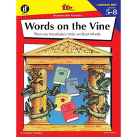 eBook: Instructional Fair 1568226616-EB Words on the Vine - Grade 5 - 8-You will receive two emails: one confirming your entire order, and one with a "Download Software" buttonYou can download immediately or return to your email to download later