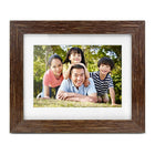8" Digital Photo Frame w/Distressed Wood-Horizontal