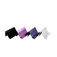 Futech ABC010 Aluminum Slanted Business Card Holders, Assorted Colours, 10 Pack-Business card holders