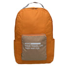 Nicci Foldable Backpack - Yellow-Yellow - Polyester