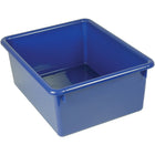 Romanoff Products Stowaway Letter Box No Lid Blue, 3 Pack (ROM16104)-Dimensions: 10 1/2"W x 5"d x 13"L