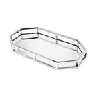Elegance Mirror Octagonal Stainless Steel Tray-Mirror effects for great food presentation