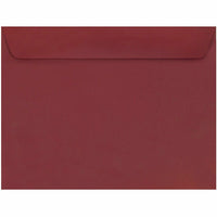 JAM Paper Booklet Envelopes - 9" x 12" - Dark Red - 250 Pack -Colour: Dark Red