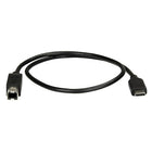 StarTech USB-C to USB-B Printer Cable, M/M, 0.5 m, USB 2.0-Thunderbolt 3 port compatible