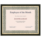 First Base St. James Awards & Certificate Frame - Tuscan Black w/Gold Trim - 11 5/8" W x 9 1/4" H - For 8 1/2"x 11" Certificates-For 11 x 8 1/2" (28 x 22cm) certificates, awards and photos