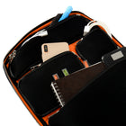 Lencca Quadra 15.6" Laptop Backpack - Black-Dimension:  17" x 12.5" x 3.5"