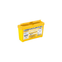 Daniels Astroplast Sharps Container, Yellow, 1L, 3 Pack-Can be wall mounted by attached clip