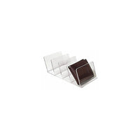 Eddie's Hang-Up Display Ltd. Wallet Holder, Acrylic, Clear, 4 Slots, 10 Pack (165005)-Acrylic wallet holder with 4 slots