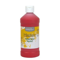 Little Masters Tempera Paint 16 oz. Red, 12 Pack (RPC201720)-Color: Red