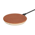 General Supply Goods + Co Qi Distressed PU Wireless Charger 10W - Distressed Brown PU-Surge Protection