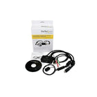 StarTech 2 Port USB HDMI Cable KVM Switch with Audio and Remote Switch, USB Powered-Avoid cabling hassles with integrated KVM and remote switch cables