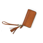 Tolredo Rhea Leather Clutch - Light Brown-Additional detachable clasp, to hold / hang clutch around the wrist for convenient carry