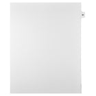 Mark Maker Legal Tabs - Letter Size - White - 1/15th cut - 25 tabs per package - 5 packages Pack - Number 92-White Single Tabs