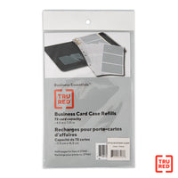 Staples Binder Refill - 12 Sheets-Business card case refills
