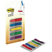 Post-it Flags, Mini Arrows, 0.47" x 1.7", Assorted Colours, 100 Pack-Arrows pinpoint exact places for edits, action points, important information and more