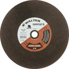 Walter Surface Technologies Chopcut Ii Chop Saw Cut-Off Wheel, 12" x 3/32", 1" Arbor, Type 1, Aluminum Oxide - 5 Pack-Abrasive Material: Aluminum Oxide