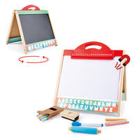 Hape Store & Go Easel-White