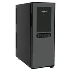 Koolatron 12 Bottle Dual Zone Wine Cooler, 1.2 cu. ft. (33L) Freestanding Wine Fridge - Black-Separately controlled dual zone cooling stores red and white wines at their ideal temperatures