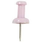 JAM Paper Push Pins, Baby Pink Pushpins, 2 Packs of 100, 200 Total (222419048a)-4