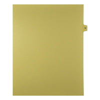 Mark Maker Legal Exhibit Index Tab Buff Single Tabs, 1/15th Cut, Letter Size, No Holes, Number 79, 25 Pack-Buff Single Tabs, 1/15th Cut