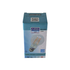 Northern Stars 84409 LED Light Bulb, A19 8W, Filament, Dimmable, Clear, Silver, 2 Pack-Clear