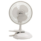 Royal Sovereign 6" 2-in-1 Clip-On and Desk Fan, White (DFN-15)-White