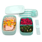 Bentgo Classic Lunch Box - Coastal Aqua-BPA-Free Materials: Bentgo Classic lunch box containers are made of FDA food grade materials without BPA, vinyl, lead, or PVC