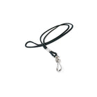 GBC BadgeMates Nylon Badge Lanyard with Swivel Clip - 12 Pack-Round, nylon construction