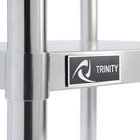 TRINITY EcoStorage Table, Stainless Steel (TLS-1901)-4 Adjustable feet levelers