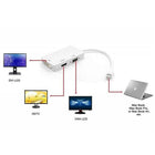 Techly 3 in 1 Mini DisplayPort to HDMI/DVI/VGA-Allow you to maximize the portability on the road or in the office thanks to the compact and lightweight design