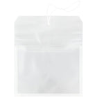 JAM Paper Plastic Envelopes with 2.63 Expansion, Elastic Closure, Letter Booklet, 9.75 x 13, Clear Poly, 12 Pack (218E25CLB)-Clear plastic envelope