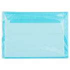 JAM Paper Cello Sleeves, A7, 5 1/16 x 7 3/16, Blue, 100 Pack (2783132)-Type: cello sleeve