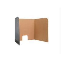 Flipside Computer Lab Privacy Screen, Large, 26" x 20-1/2" x 22", 7/Pack-Measure 70" wide x 23" high x 0.125" overall with middle panel 26" wide x 23" high and side panels 22" wide x 23" high.