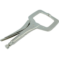Dynamic Tools 11" Locking Clamp-Unique release lever design prevents painful accidental pinching of hands and fingers.