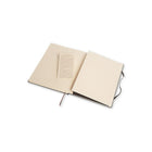 Moleskine Classic Ruled Hard Cover Notebook, Black, 7.5" x 9.75"-Black hard cover