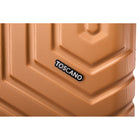 TOSCANO RIGOROSO 20" Hardside Carry On Luggage - Bronze Gold-Detachable Dual Glide Tech Wheel System