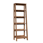 Sauder Trestle Bookcase - 71.14" H - Vintage Oak (424121)-Vintage Oak - Engineered Wood