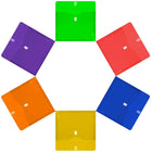 JAM Paper Plastic Envelopes with VELCRO Brand Closure, 1 Expansion, 9.75x13, Assorted Colors, 12 Pack (218V1rgbyporg)-This item will be shipped from the U.S.
