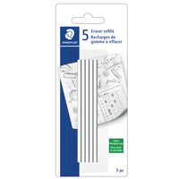 Staedtler PVC-Free Eraser Refill - White - 5 Pack-White