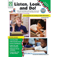 eBook: Key Education 804018-EB Listen - Look - and Do! - Grade Pre-K - 1-You will receive two emails: one confirming your entire order, and one with a "Download Software" buttonYou can download immediately or return to your email to download later