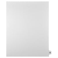 Mark Maker Legal Tabs - Letter Size - White - 1/15th cut - 25 tabs per package - 5 packages Pack - Number 165-White Single Tabs